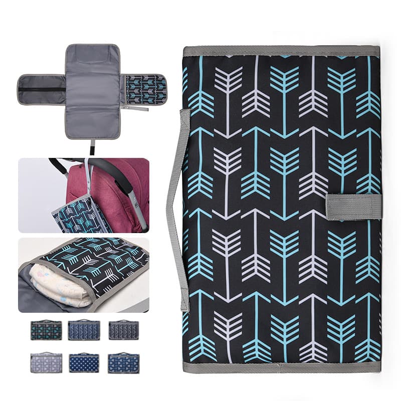 Portable Foldable Diaper Changing Mat Baby Outing Urinal Storage Bag Strong Water Resistance Breathable Oxford Cloth Mat
