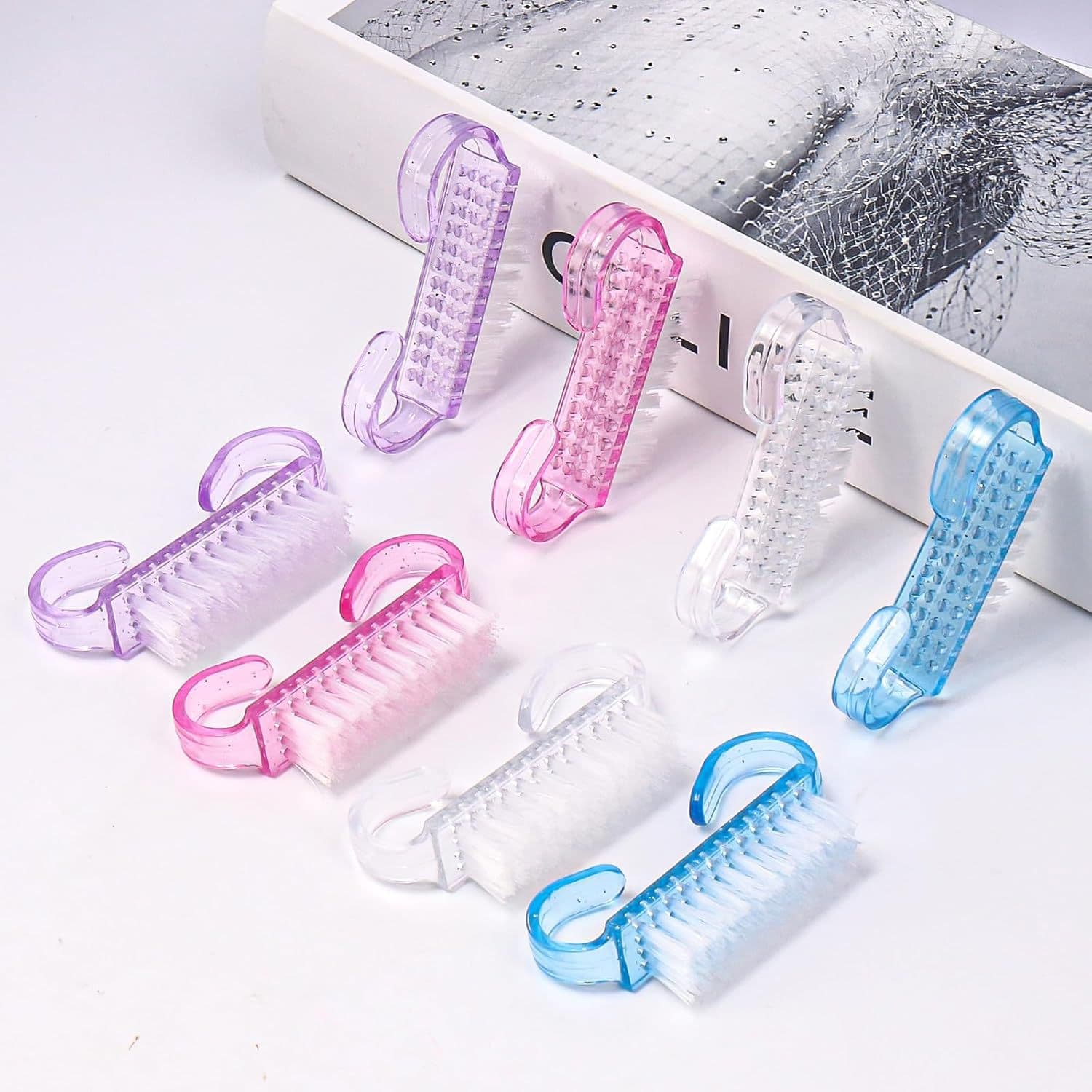 Nail Brush Horn Brush Glitter Powder Brush Dust Cleaning Brush Nail Art Tool