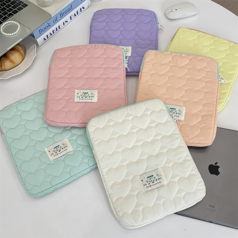 41251 Korean Soft iPad Sleeve Case 11-inch Tablet Bag 14-15-inch Laptop Storage Bag