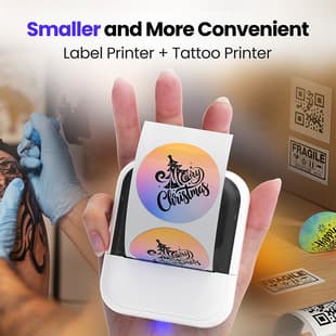 AI HD Mini Tattoo Transfer Printer, Thermal Small Pattern Printer, Bluetooth Portable Sticker Printer