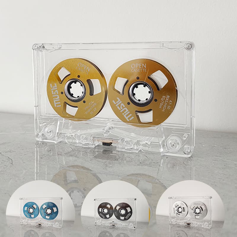 Double-Sided Metal Mini-Reel Blank Recording Tape, 50 Minutes Blank Tape