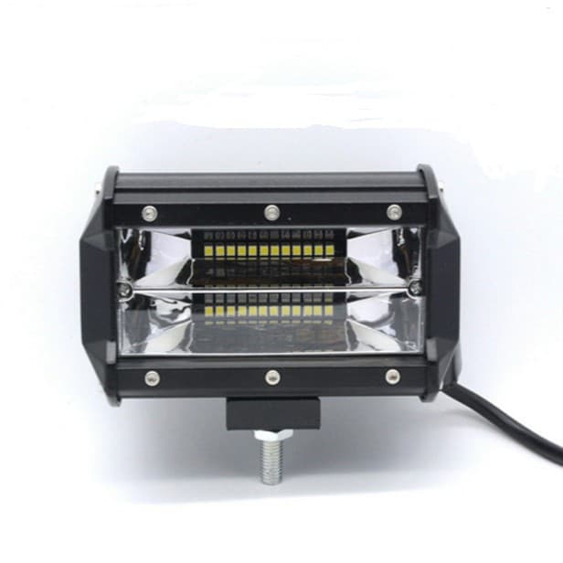2 Cross-border Supply Three-Row 20-LED Wrangler Car Motorcycle Modified Fog Light Front Rear Bumper Roof Auxiliary Spot Light