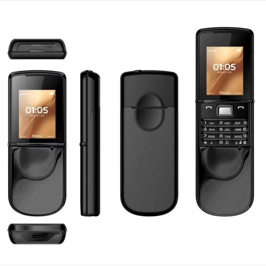 Classic Slide Phone for Men Luxury Business Backup Phone Metal Case Cross-Border Hot Selling Senior Phone 8800S