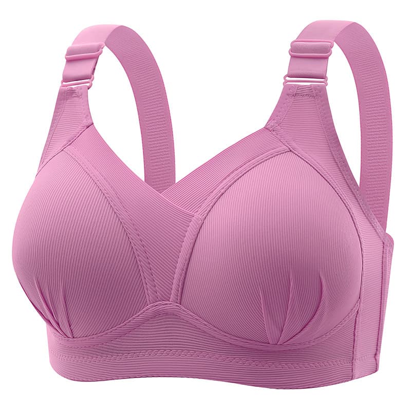 Foreign trade cross-border wholesale hot-selling source factory, middle-aged and elderly women's side-boob control anti-sagging ladies underwear bra.