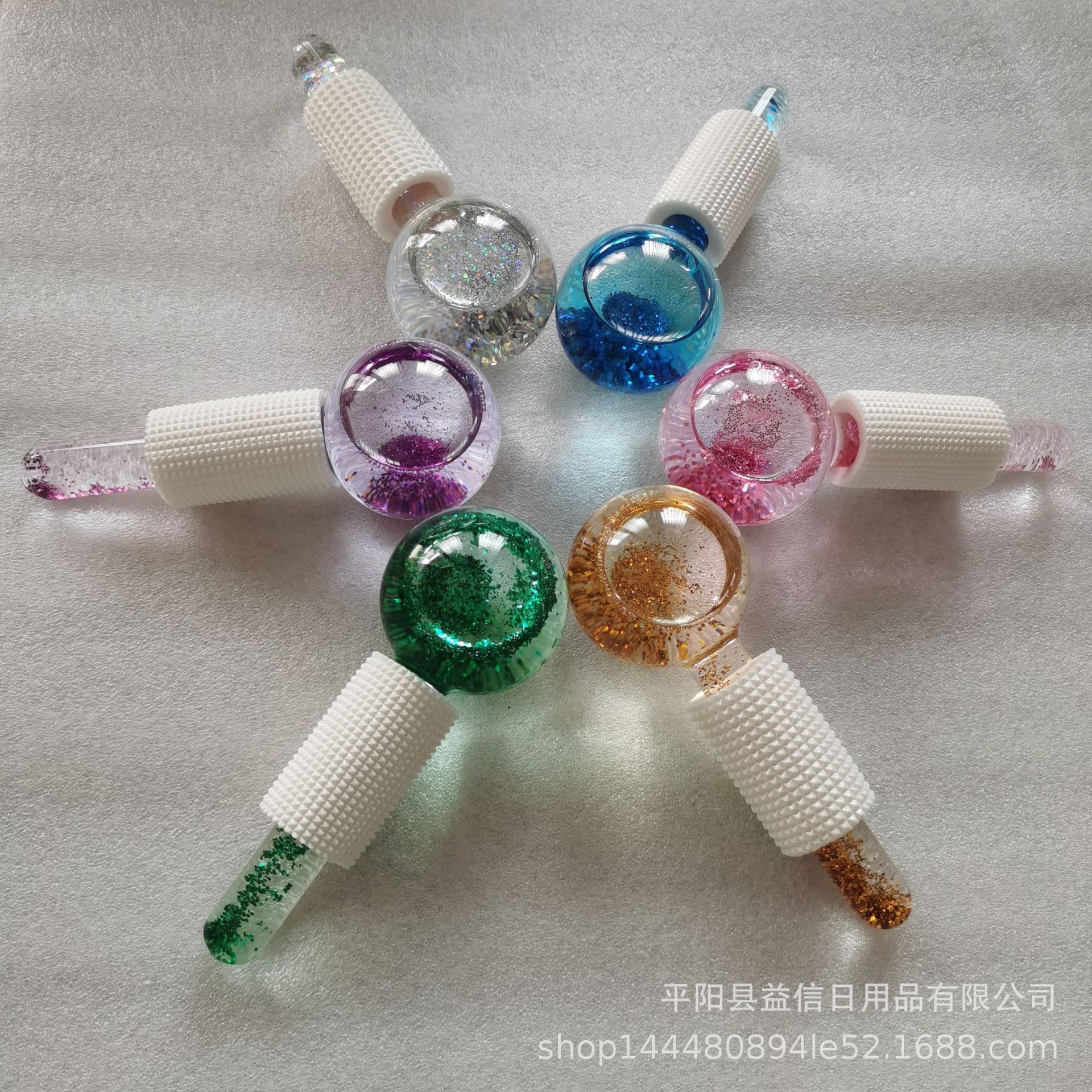 Ice Wave Beauty Ball, Korean-Style Ice Skin Energy Massage Sphere, Mask Aid Tool, Eye Soothing Glass Beauty Ball