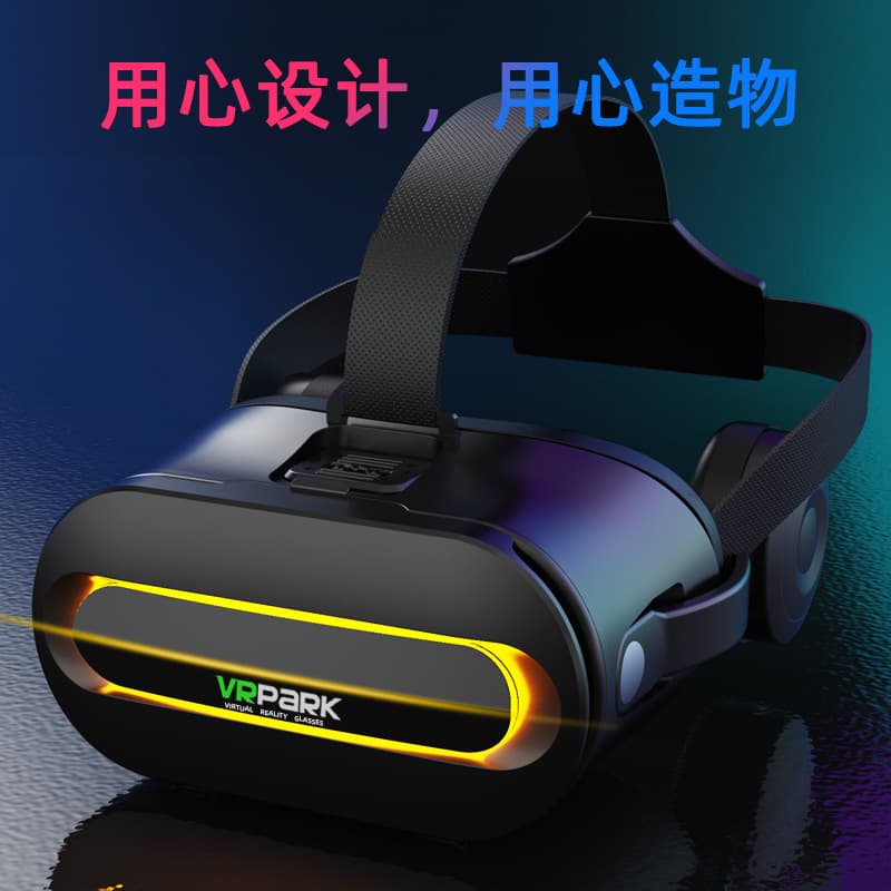 New VR Glasses 4K All-in-One with Bluetooth Headset for Smartphone 3D Gaming, Virtual Reality Panoramic VR Movies, Foreign Trade Wholesale