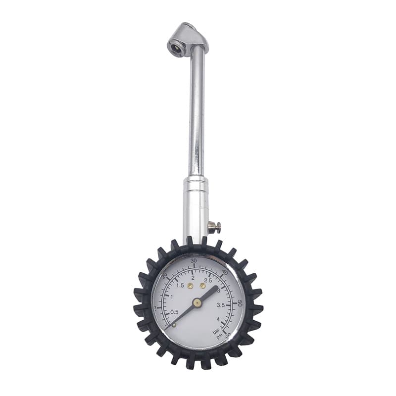 Dial-type Tire Pressure Gauge Wheel Straight Double-ended Tire Pressure Gauge Vehicle Pointer Tire Pressure Gauge