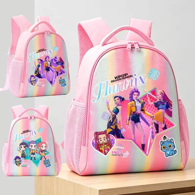 K-pop witch hunter group children's backpack day bag student anime kpop school bag candy bag lightweight large capacity
