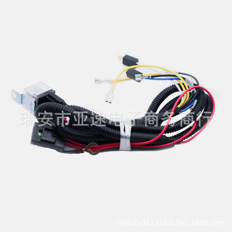 Car Horn Relay Wiring Harness Modification Accessory Truck Horn Switch 80A TZ-802B Automobile Sound System Upgrade Part