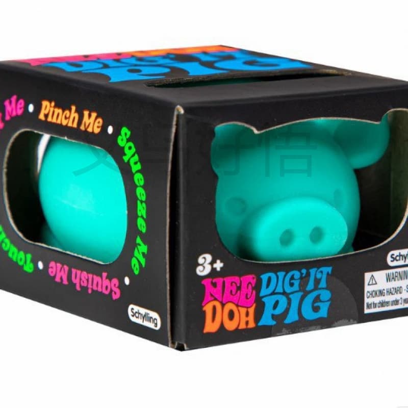 Cross-border New NeeDoh Digging Pig Finger Toy Squeeze Fun - Sensory Squeeze Toy