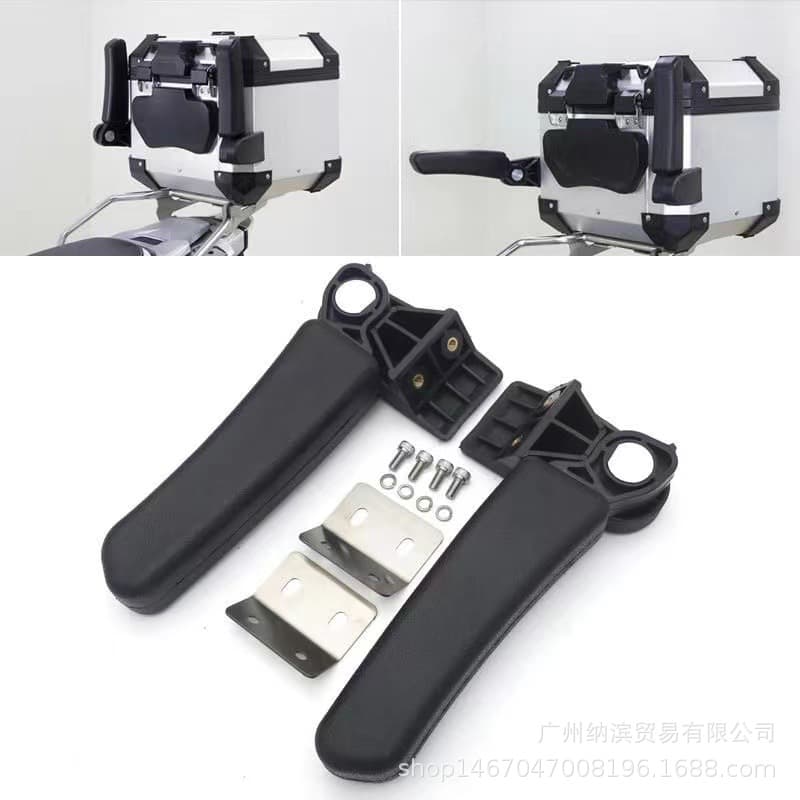 Motorcycle Rear Trunk Handlebar for BMW R1200GS, Aluminum Alloy Rear Seat Handguard, Universal Fit