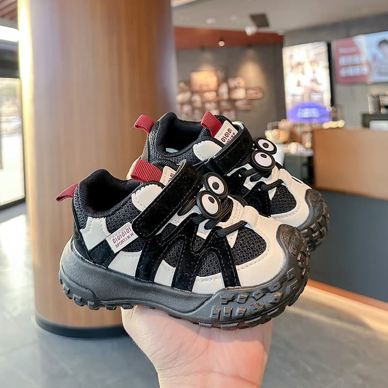 Cartoon Boys' Running Shoes 2026 Autumn New Children's Sports Shoes Girls' Mesh Sports Shoes Baby Toddler Shoes