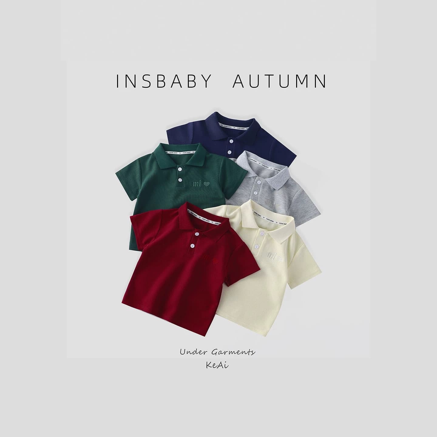 Children's Pique Cotton Polo Shirt, Boy's Turn-down Collar Short Sleeve, New Summer Style Korean Version Solid Color Versatile Top