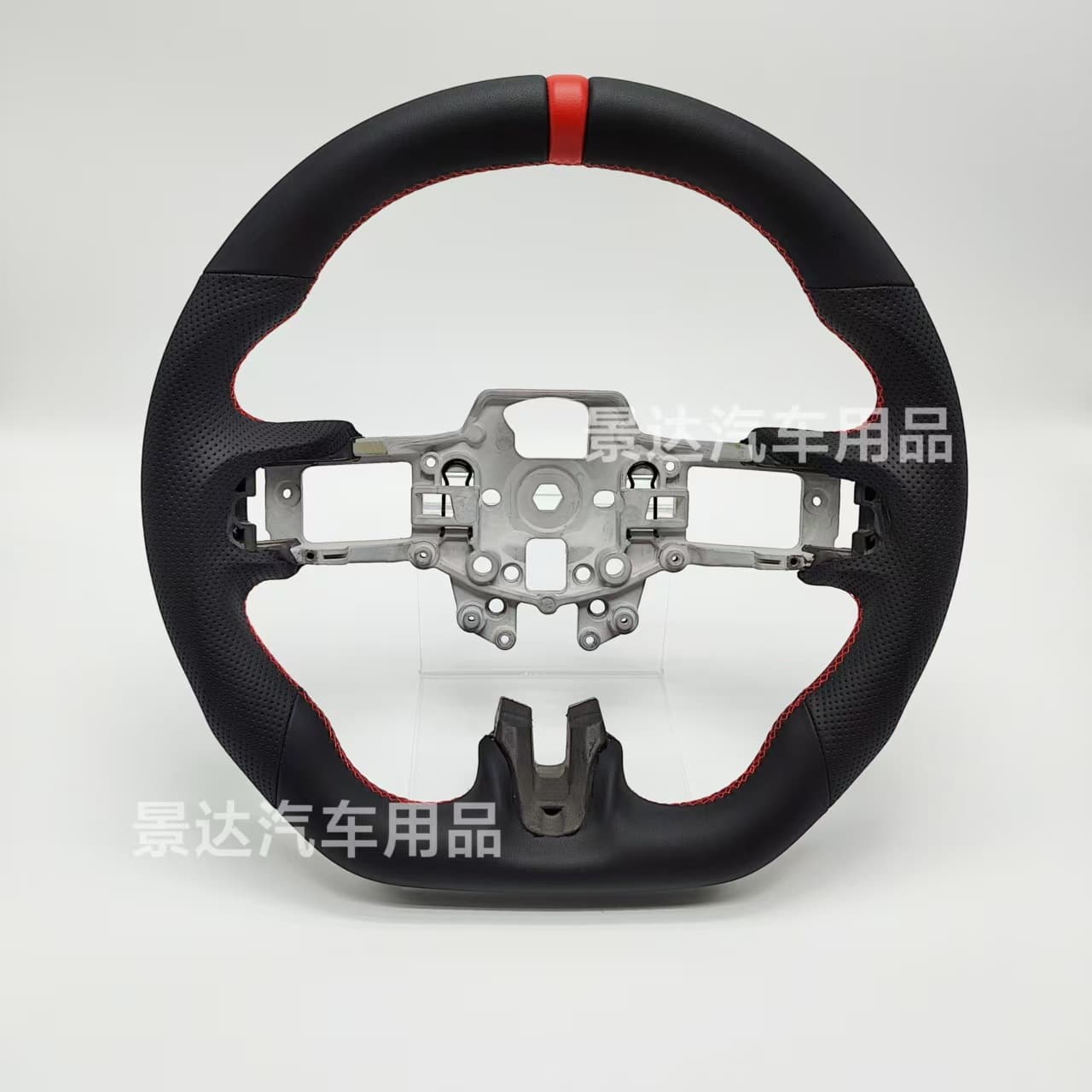 Suitable for upgrading and modifying the interior of 2018-2017 Ford Mustang models with full leather steering wheels and interior accessories.