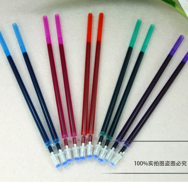 Factory direct sales of cross-stitch water-soluble pens - water-soluble pens - cross-stitch drawing water-soluble pen refills, mixed color thick tip refills