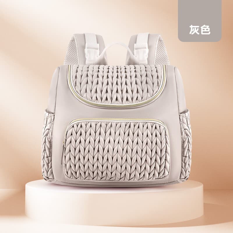 Amazon New Style Small Diaper Bag Backpack Fashionable Newborn Mini Mommy Bag Travel Backpack