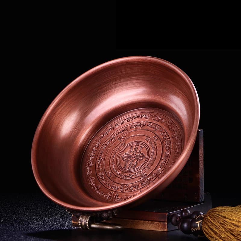 Tibetan Brass Incense Burner Pagoda Smoke Offering Plate for Home Incense Powder and Cigarette Use