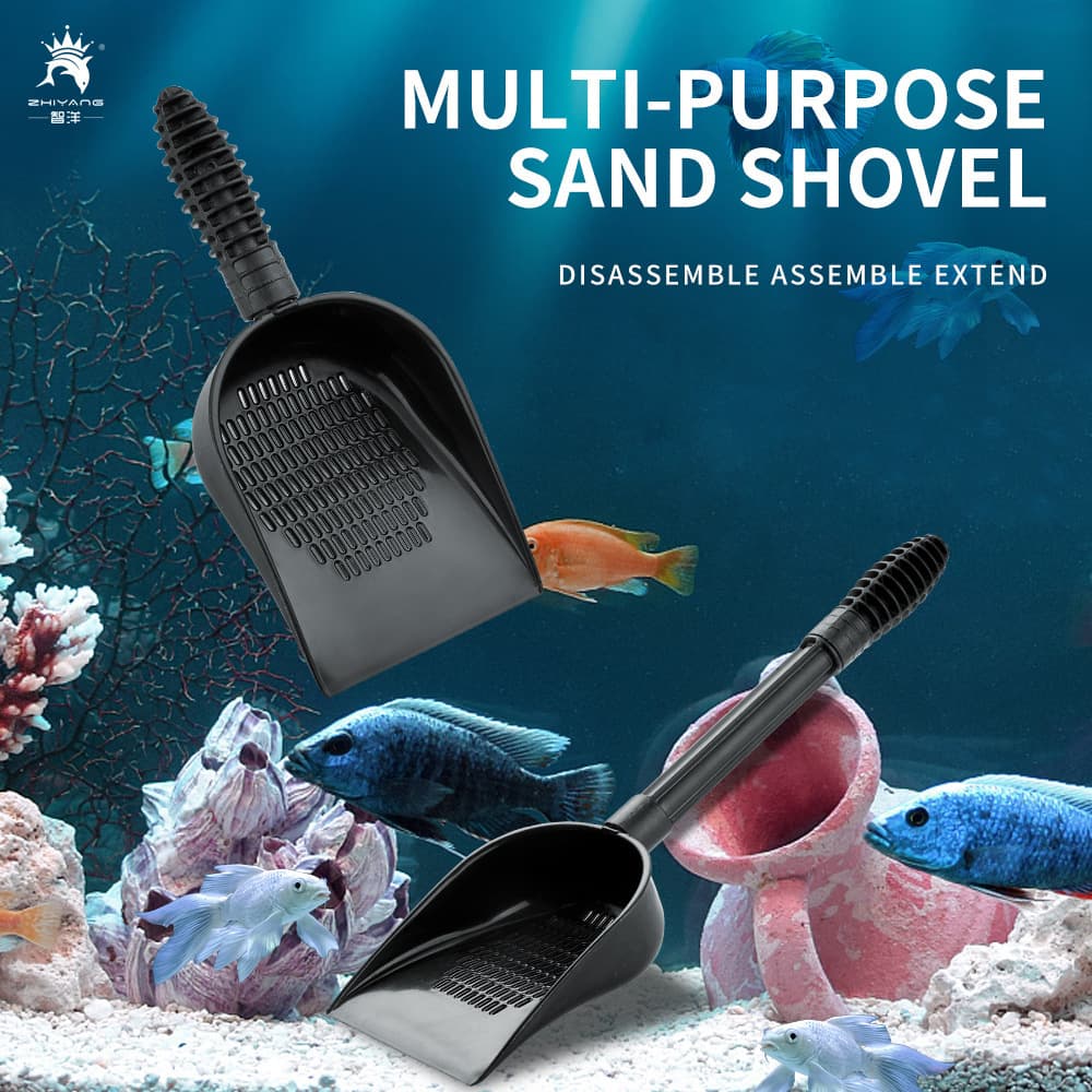 Pet Aquarium Scoop Fish Tank Sand Scoop Cat Dog Feces Scoop Toy Beach Cross-Border New Multifunctional Sand Scoop