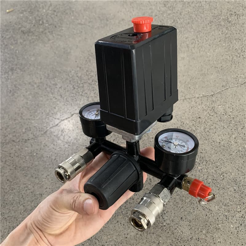 Bama air pump air compressor accessories European pressure regulator, Bama regulator bracket assembly, air pressure switch assembly