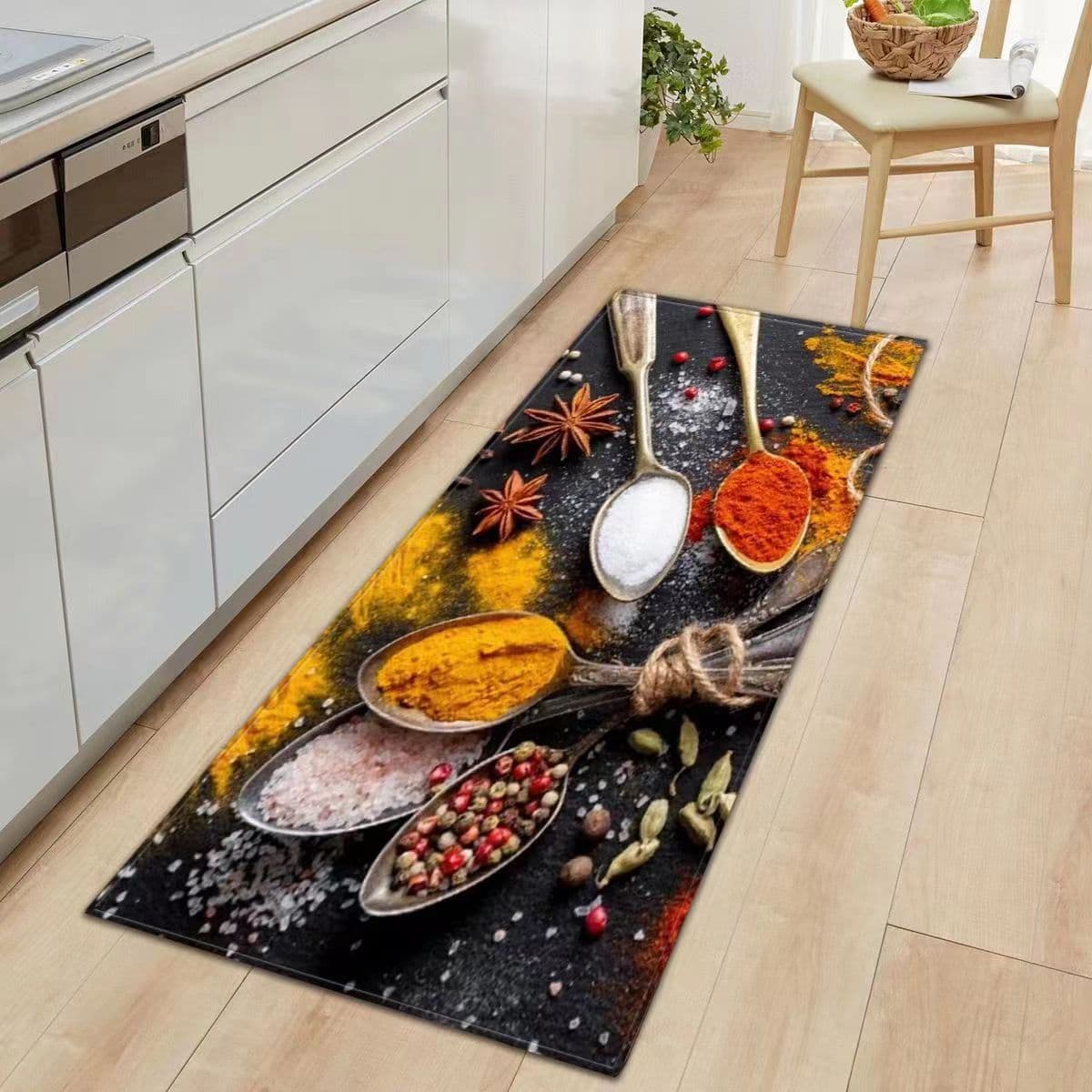 Cross-border Kitchen Floor Mat Household Entrance Door Mat Kitchen Long Absorbent Non-slip Floor Mat Wear-resistant Dirty-resistant Foot Mat