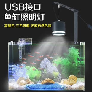 Aquarium Light LED Plant Light Full Spectrum Algae Bloom Aquarium Light Fish Tank Lighting COB Spotlight Night Light Ambient Light