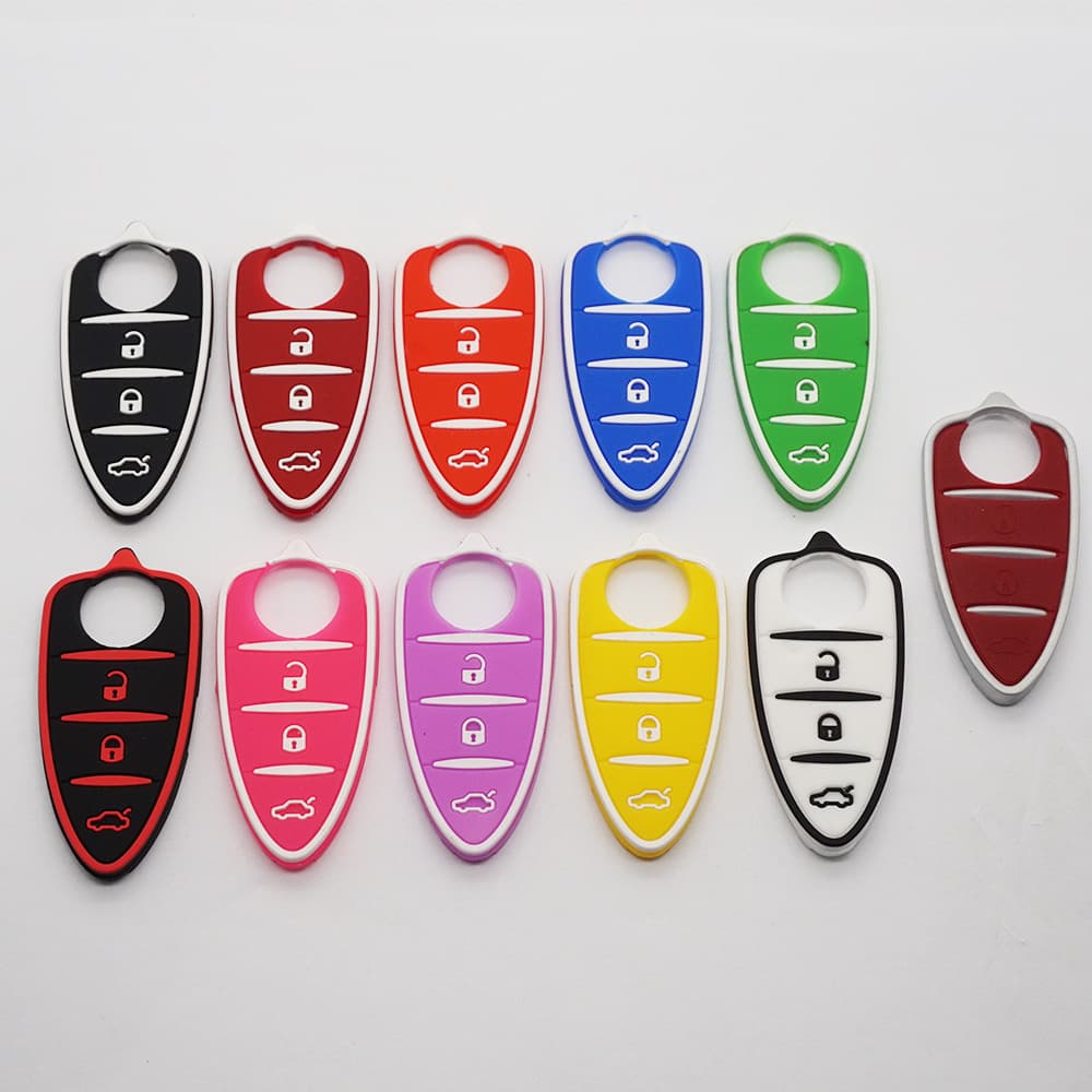 Color button leather for Alfa Romeo Mito Giulietta GTO 159 car remote control