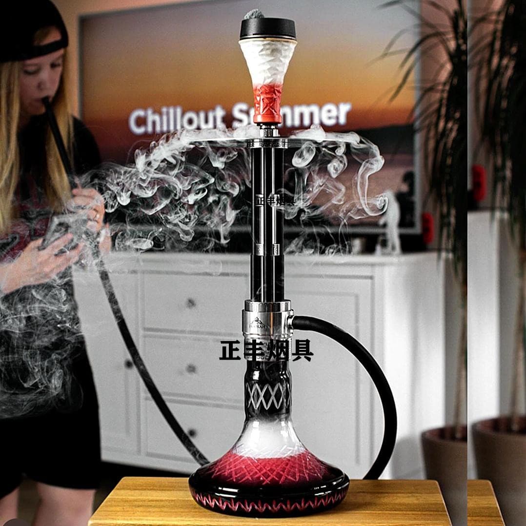New German Edition Terminator Bar Stainless Steel Hookah Arabic Hookah Set Complete