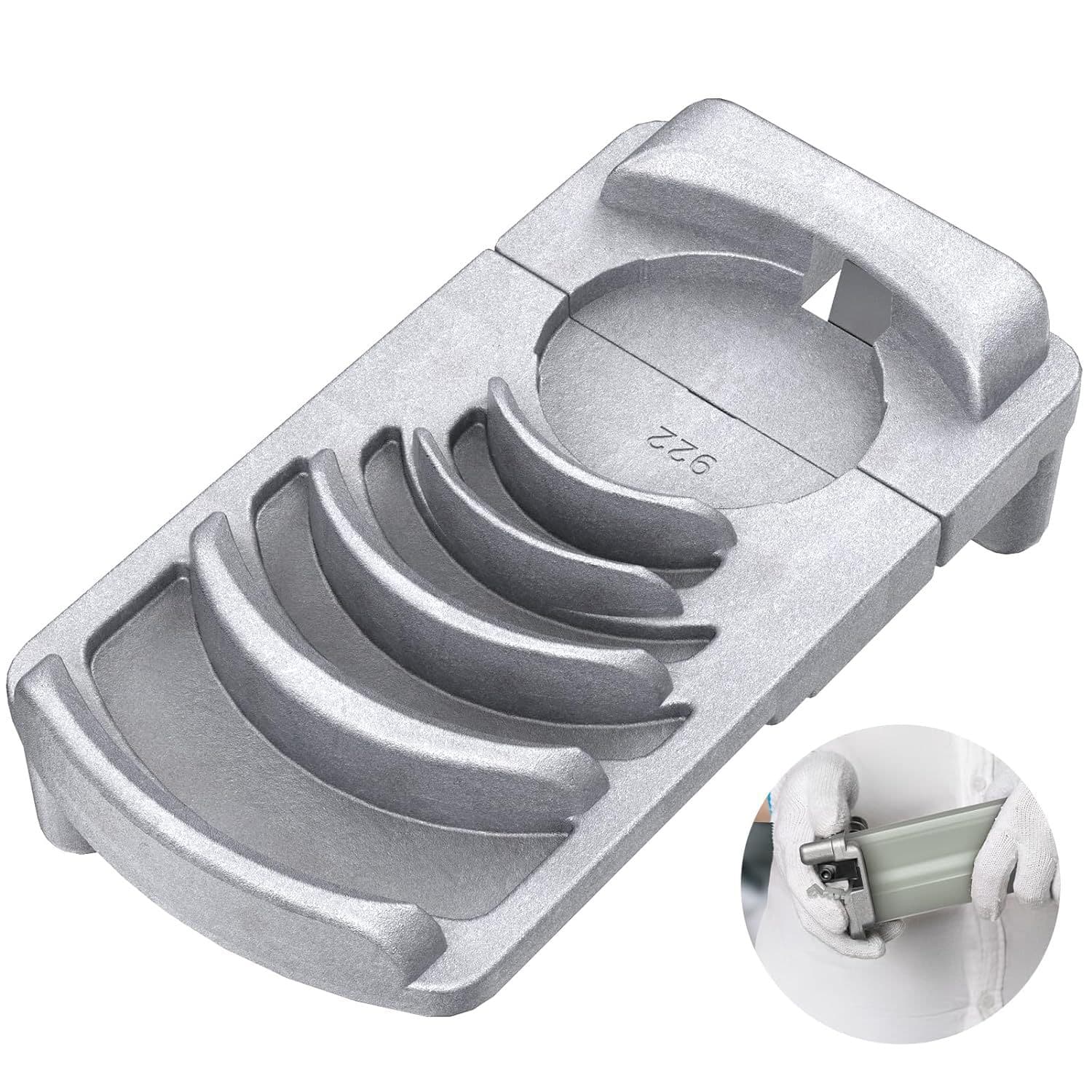 PVC pipe beveling tool, deburring tool for plastic pipes.