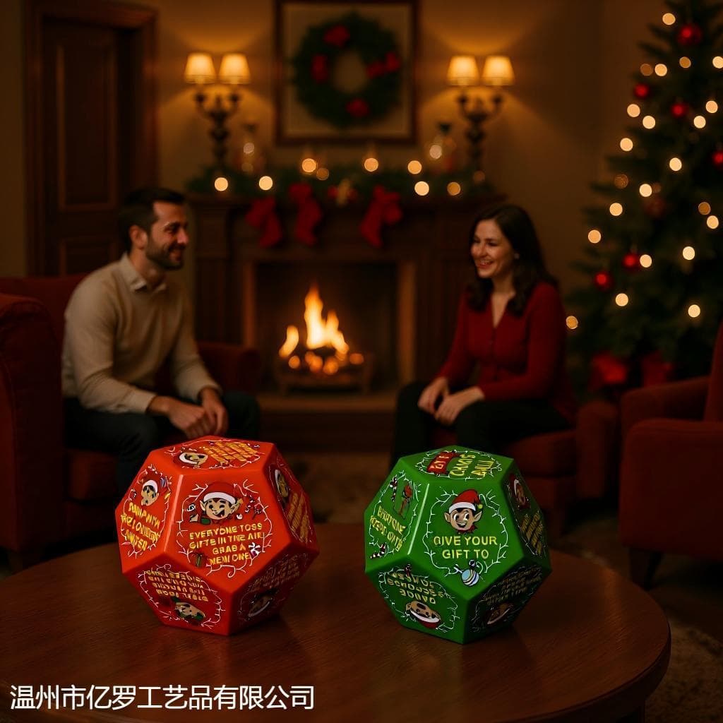 Hilarious Christmas Gift Exchange Party Game Dice - Christmas Gift Dice