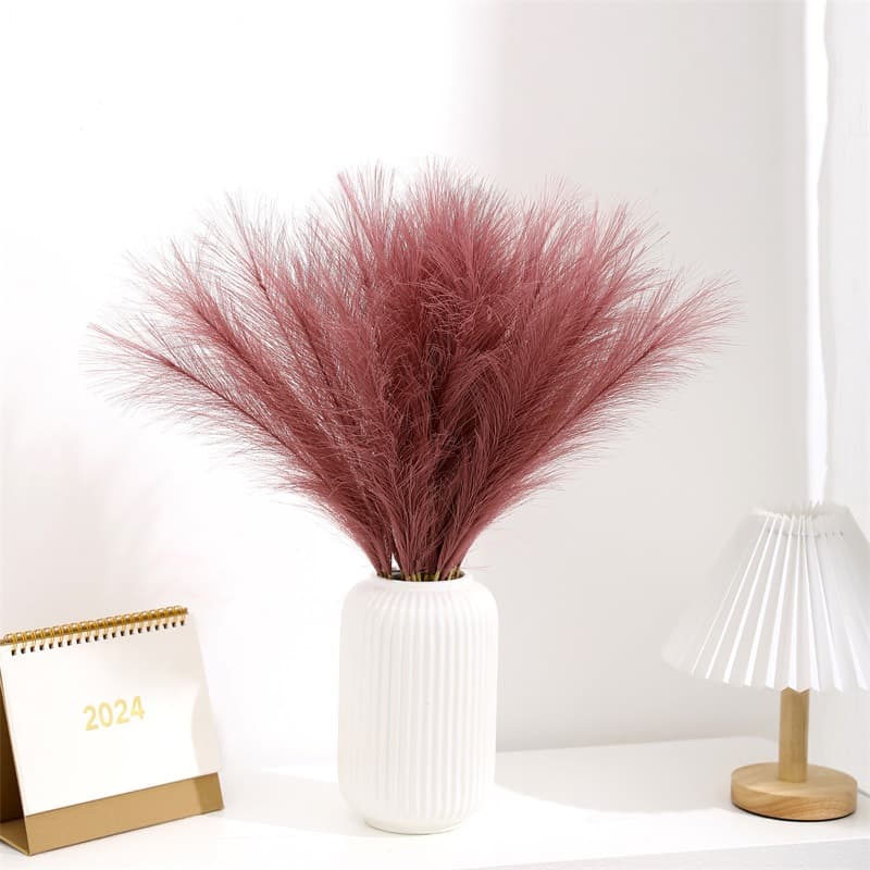 55CM Pampas Grass, Amazon Cross-border, Nordic Boho Decoration, Artificial Pampas Grass, Faux Reed Grass