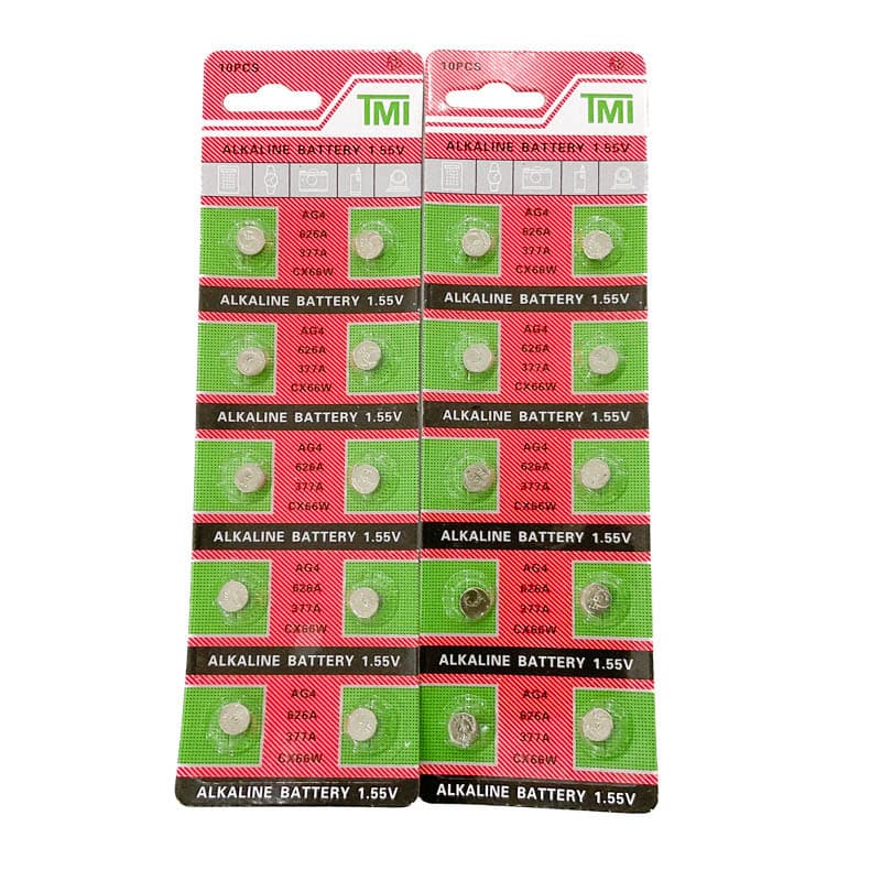 Wholesale LR626, 377, AG4, button batteries, watch batteries, 626