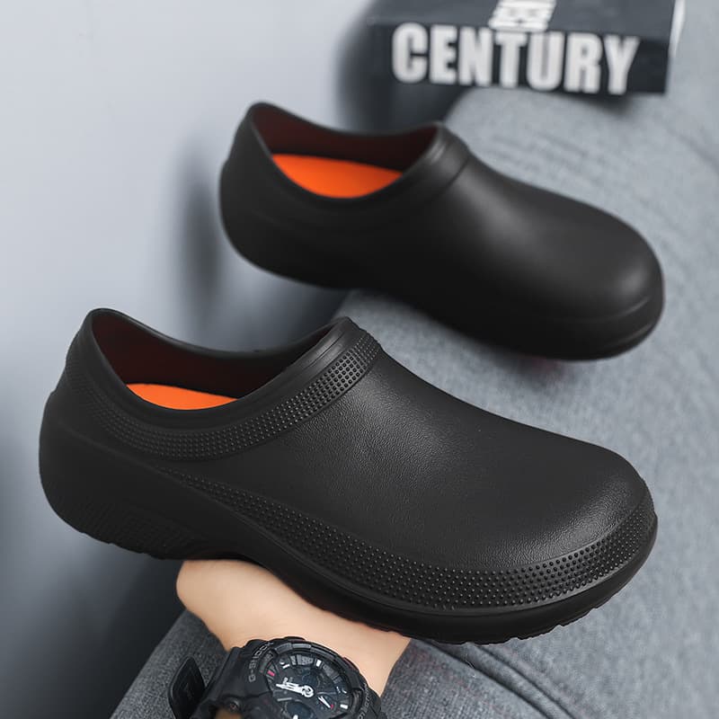 2024 New Kitchen Chef Shoes Anti-Slip Work Shoes Oil-Resistant Waterproof Wear-Resistant Back Kitchen Work Shoes Rain Shoes For