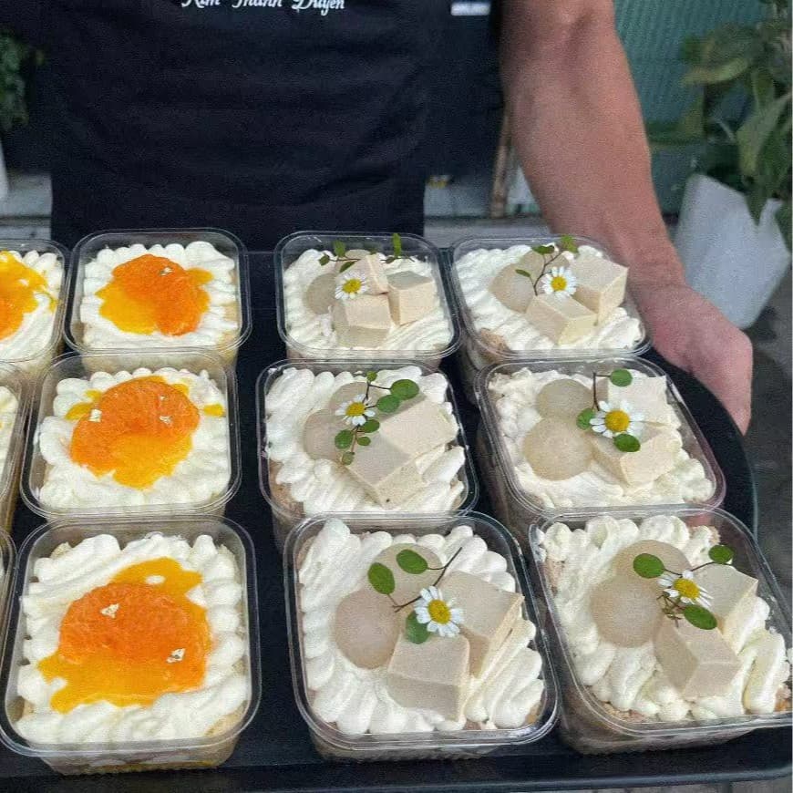 Cream Cake Soy Milk Box Disposable Mille Crepe Cake Box Transparent Anti-Fog Mousse Ice Cream Pastry Takeout Box