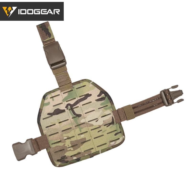 Small Steel Scorpion Tactical Molle Leg Panel Portable Tactical Leg Attachment Leg Expansion Accessory Panel Elastic Strap