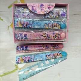 Foreign demon hunters huntrix stationery ruler folding ruler pattern wave ruler