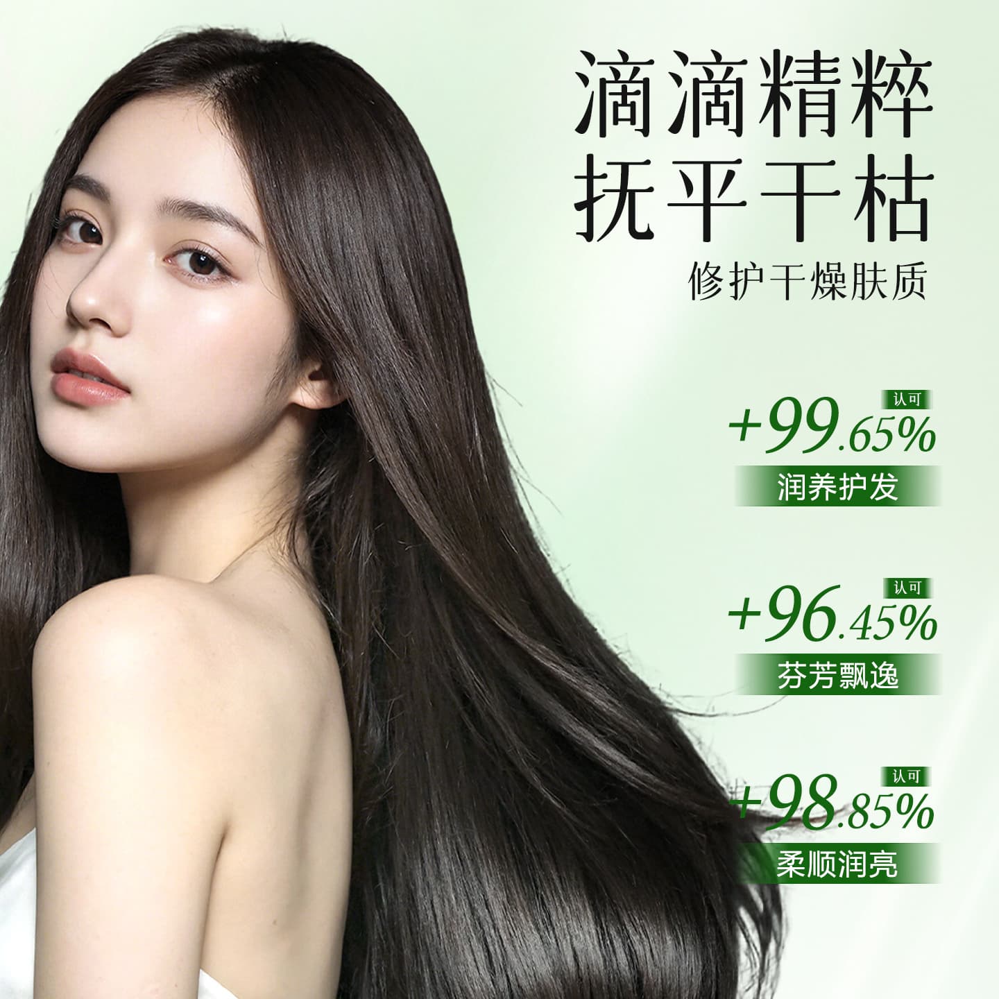 Manikey Light and Bright Hair Care Oil Spray Improves Frizz and Dryness, Repairs Damage from Perm and Dyeing, and Makes Hair Smooth and Soft