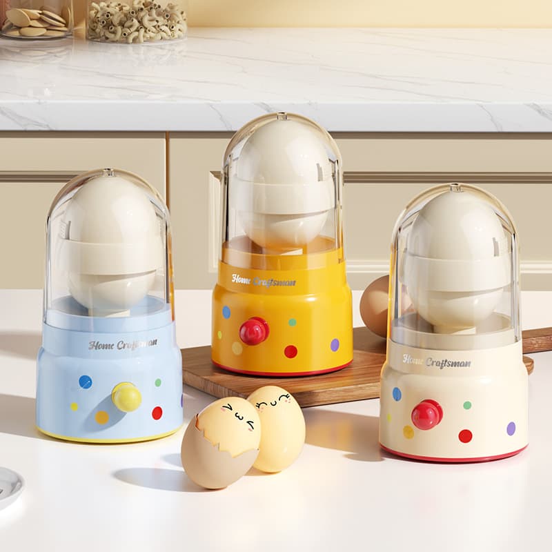Simple manual egg mixer with raised base, fun manual egg puller, perfect for pulling out golden eggs and evenly distributed eggs.