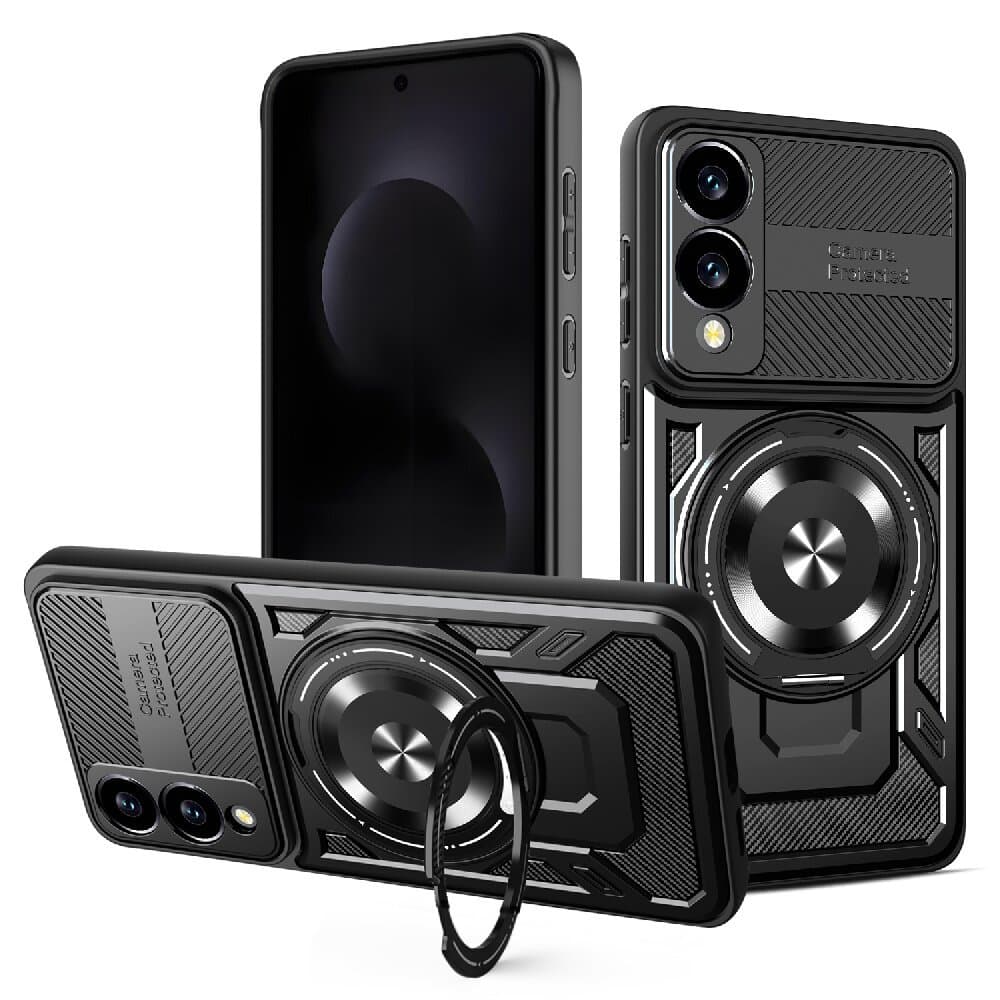 Youjia Rotating Stand Case for Samsung A13 A15 A16 A36 A14 S24U Magnetic 2-in-1