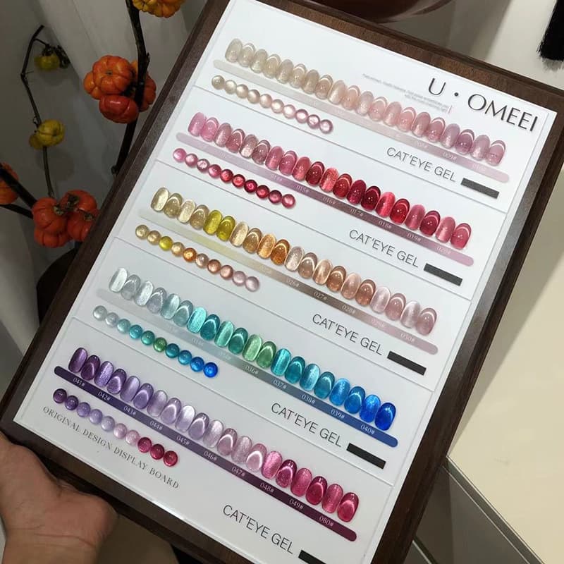 U-OMEEI New Jinlin Series 50 Color Cat Eye Gel Set Nail Shop Wear Nail Gel for Armor Phototherapy Nail Gel