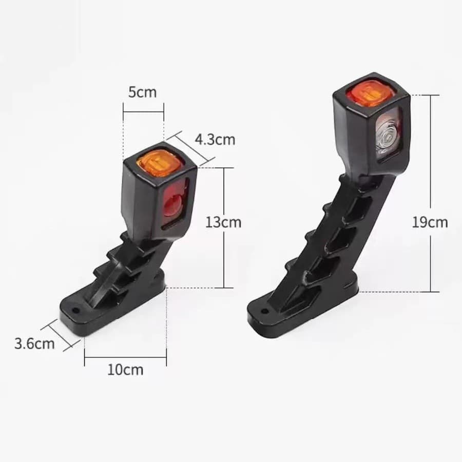 LED Truck Side Marker Light, Signal Light, Side Indicator Light 24V