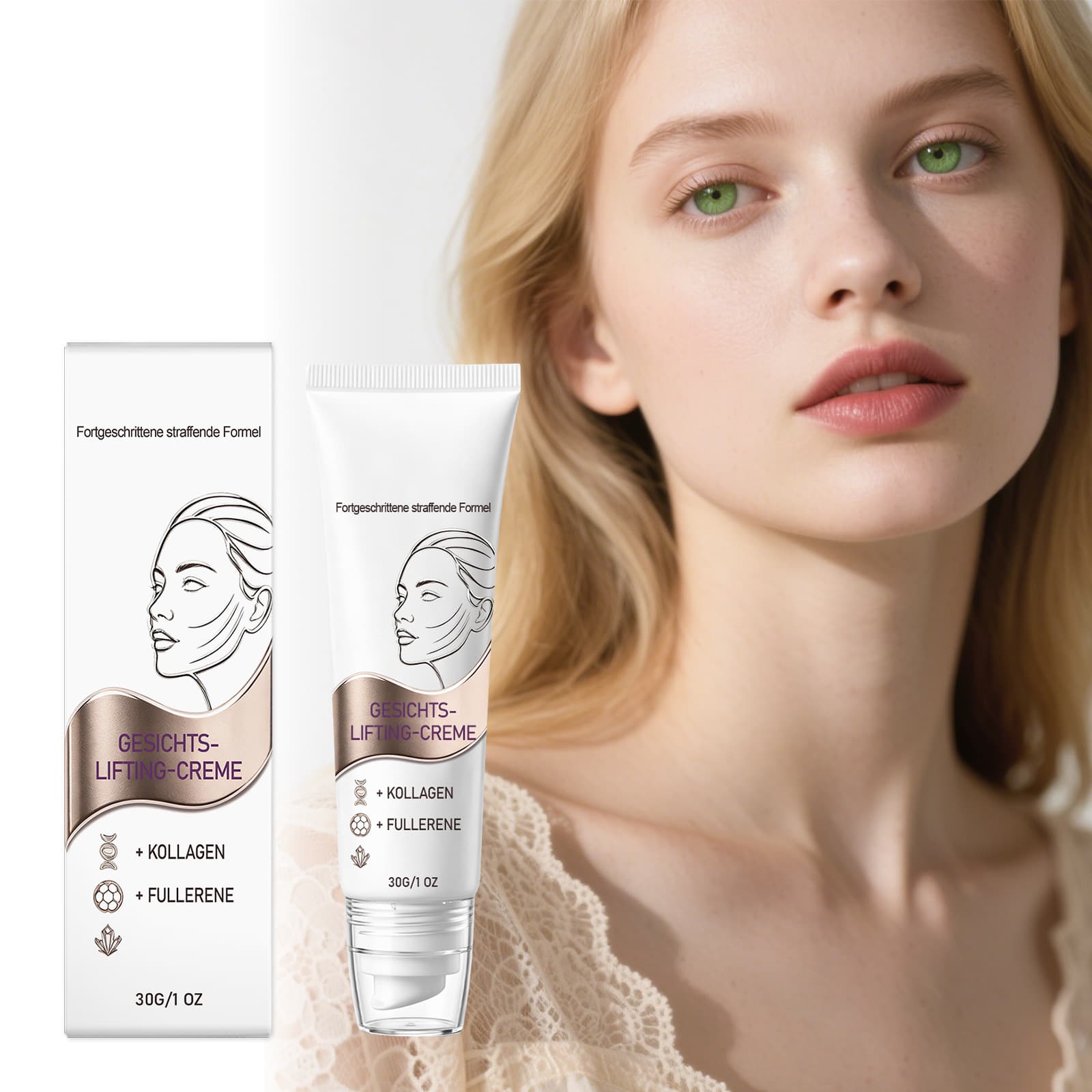 Facial Care Cream Gentle Moisturizing Hydrating Bouncy Facial Skin Daily Fine Radiance Care Facial Cream