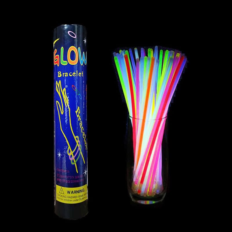 Glow Stick Light-up Bracelet Disposable 50pcs Children's Toy Concert Evening Chemical Manufacturer Luminous Wristband