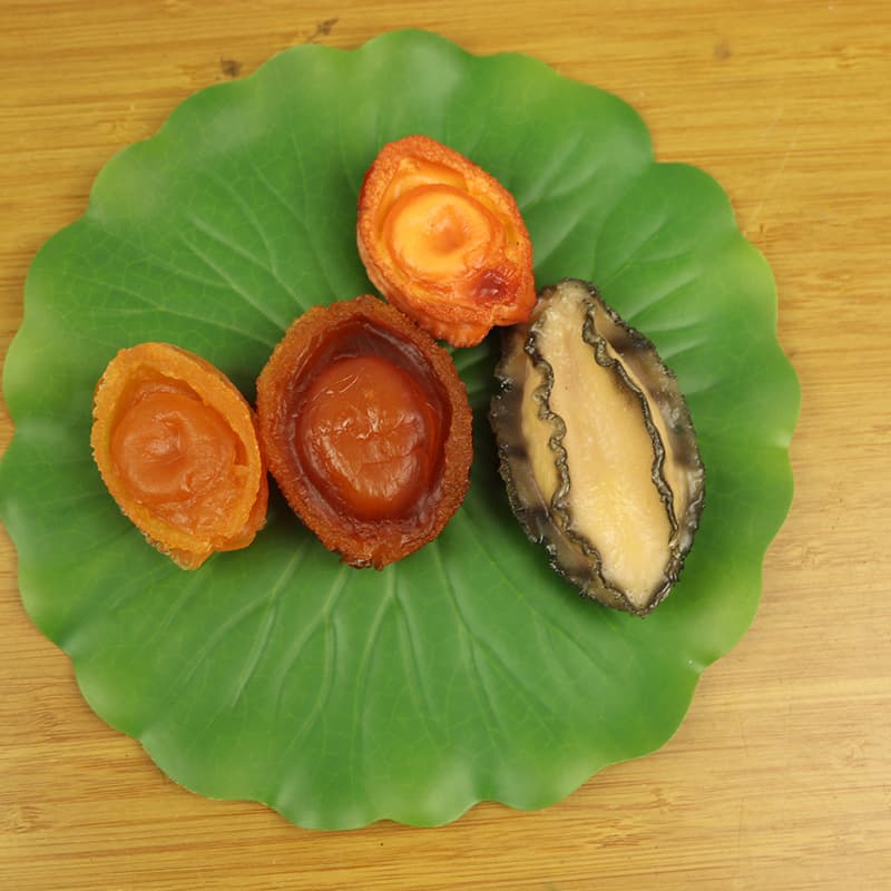Simulated abalone and sea cucumber model decoration, fake abalone seafood product prop, restaurant dish decoration, simulated fish