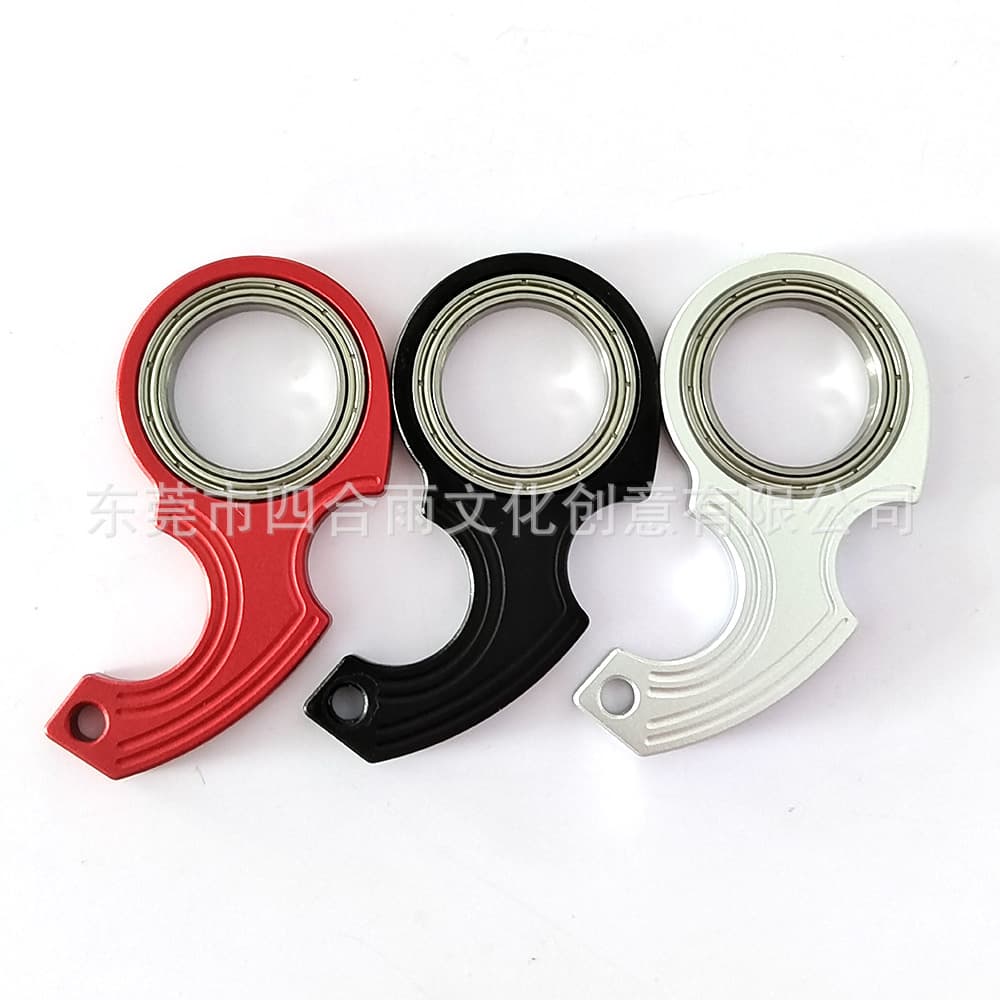 In-Stock Direct Sale Fingertip Spinner Keychain Karambit Keychain Spinner Aluminum Alloy Keychain
