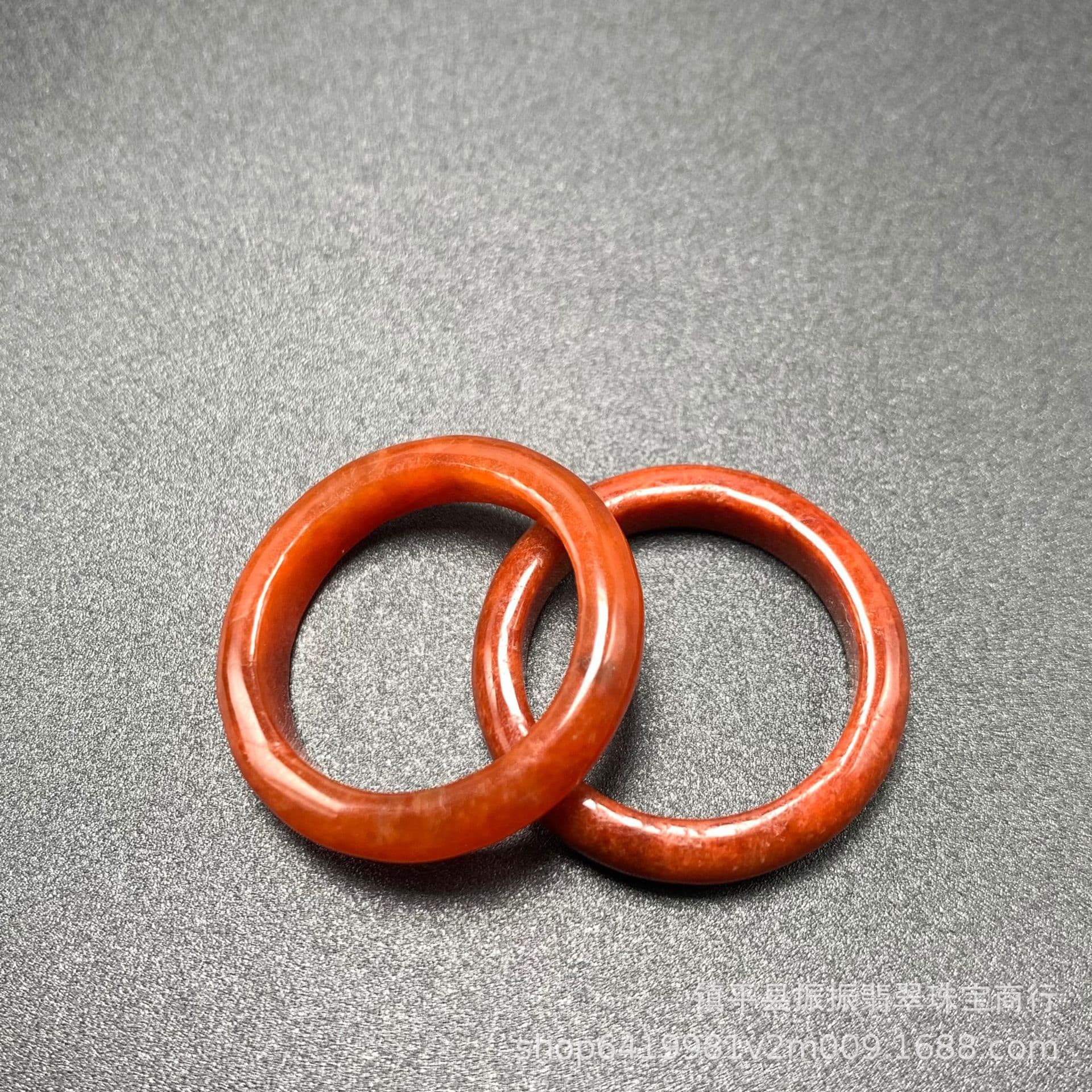 Burmese jade red jade ring jade jewelry for men and women jade finger ring tail ring circle jade accessories wholesale