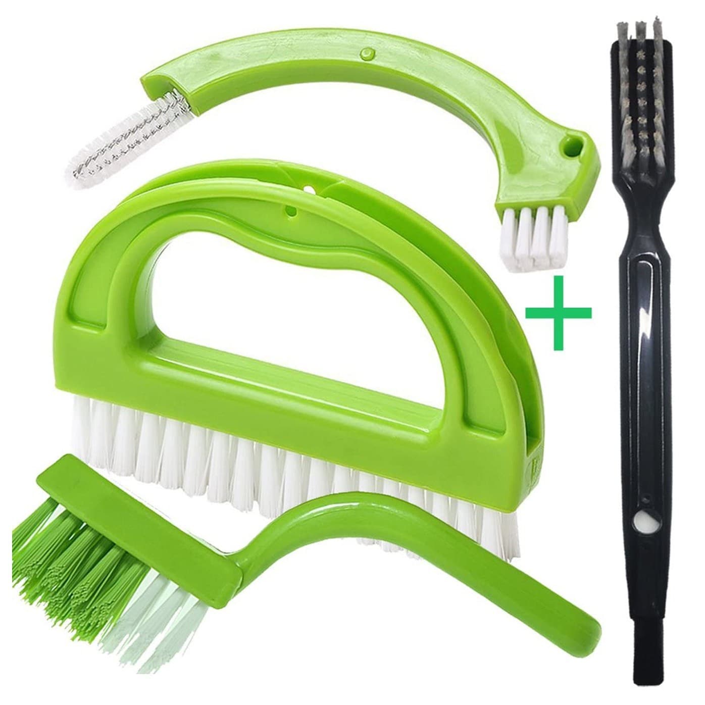 4-In-1 Tile Grout Brush Bathroom Kitchen Cleaning Brush Joint Filling Mold Cleaning Brush Plastic Material Lightweight Durable