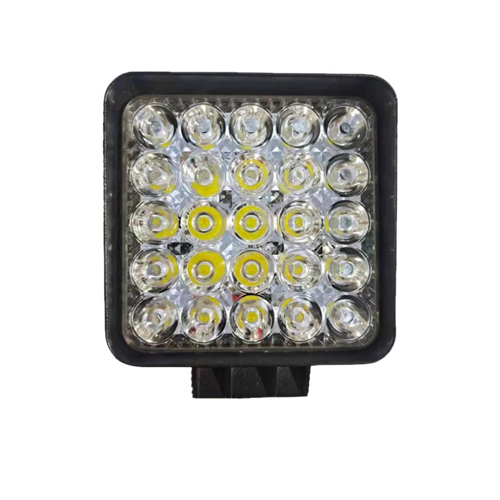75W Ultra-Bright LED Work Light for Off-Road Vehicle Reverse, Front Headlight, Atmosphere Light, Headlight, Fog Light, Grille Spotlight