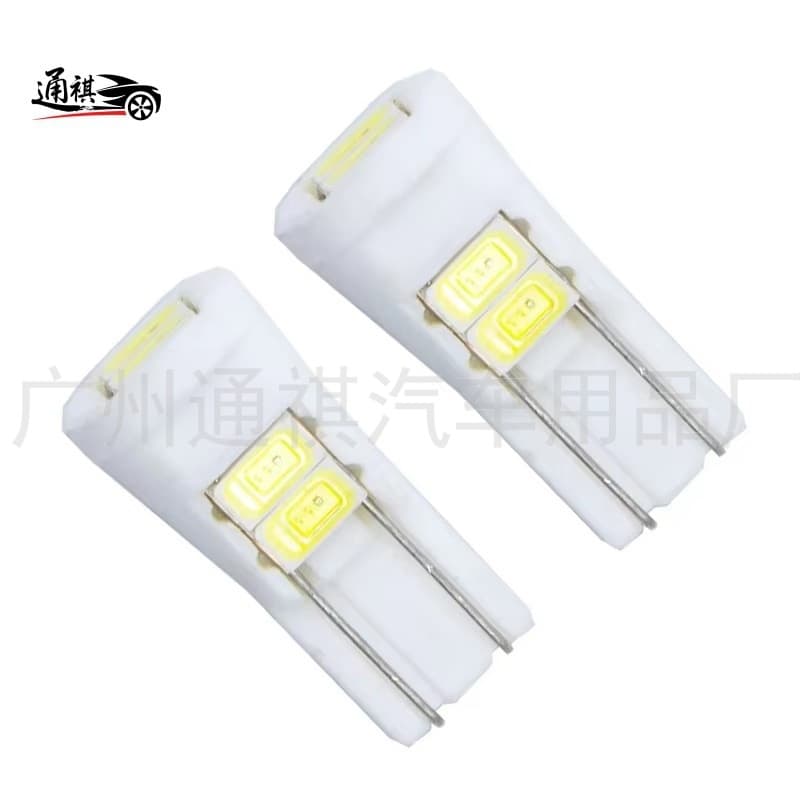 Cross-border Side Marker Bulb W5W T10 LED Car Small Light Ceramic Position Light Trunk Light License Plate Light Reading Light