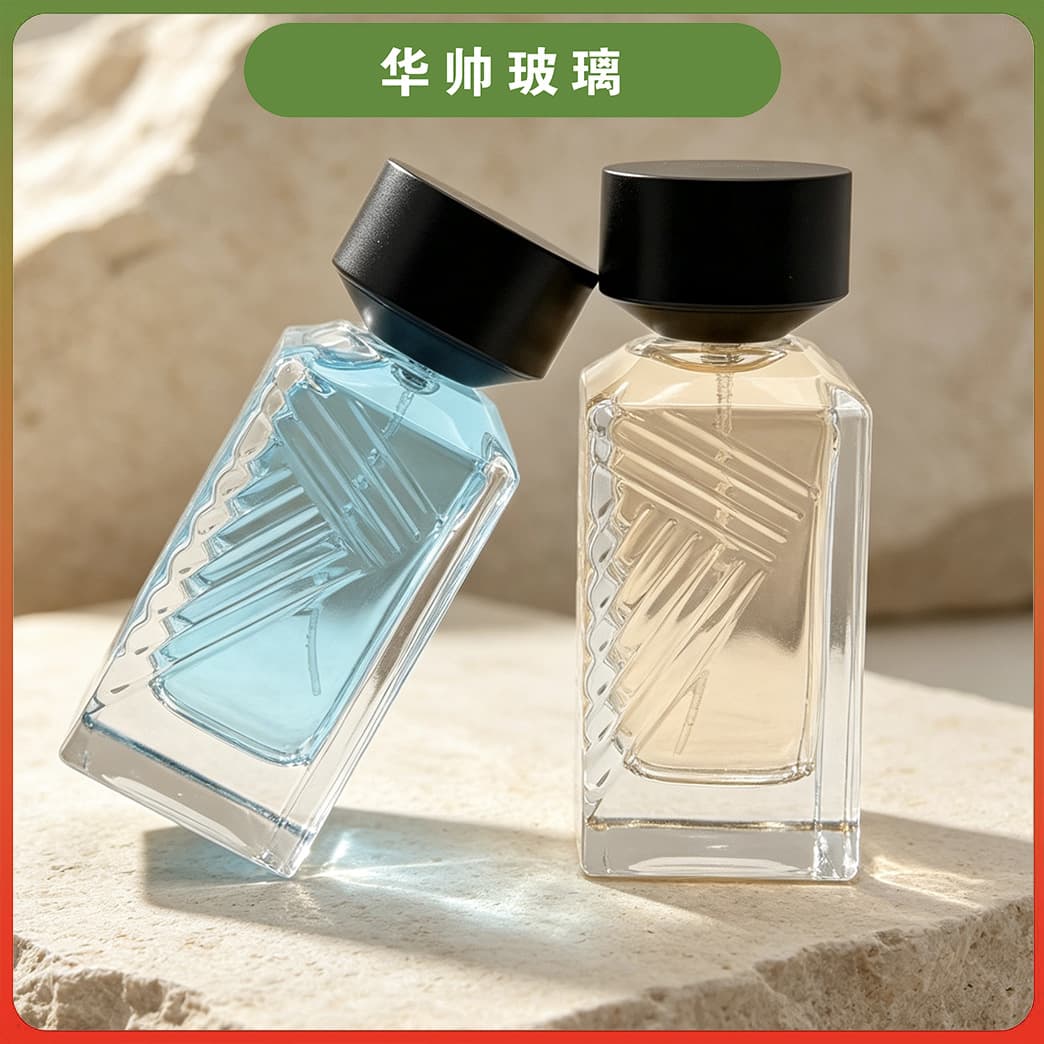 100ml Unique Design Perfume Bottle with Tapered Cap, Men's Perfume Spray Perfume Bottle