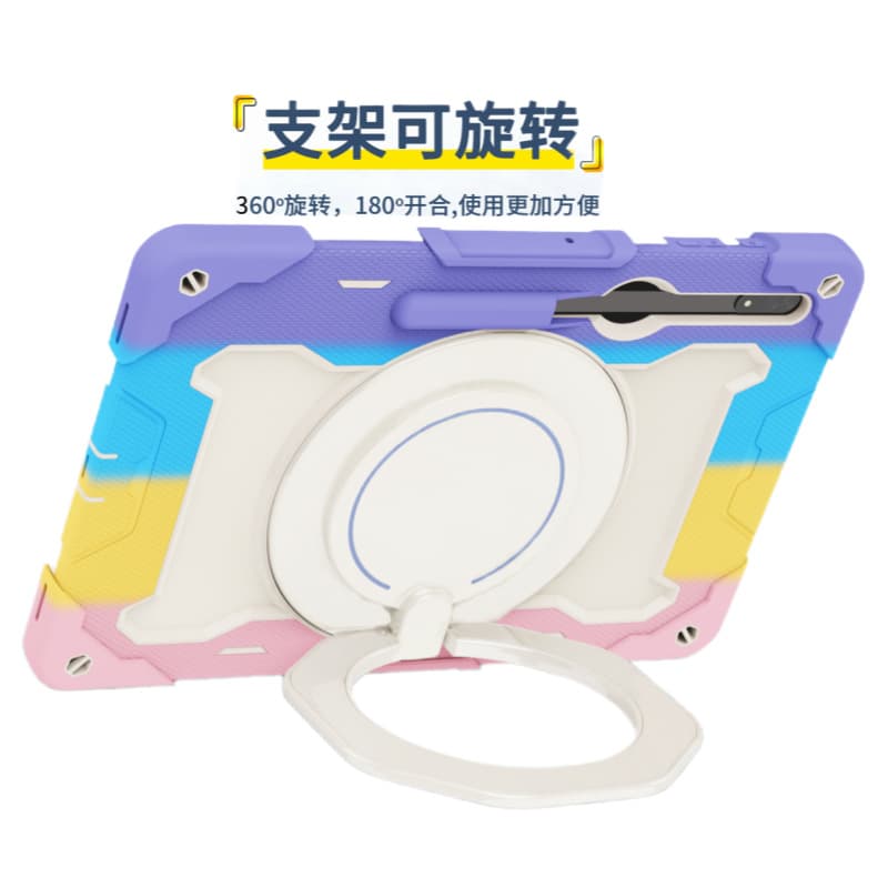 Compatible with Samsung S11 Ultra Tablet Case A11 Protective Cover S6 Lite Shockproof S9 Silicone A9 Plus Pen Slot Stand